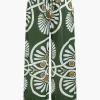 Abstract Print Drawstring Wide Leg Pants>MICAS Discount