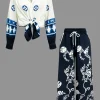 Abstract Print Long Sleeve Shirt And Trousers Set>MICAS Outlet