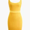 Backless Slip Mini Dress>MICAS Outlet