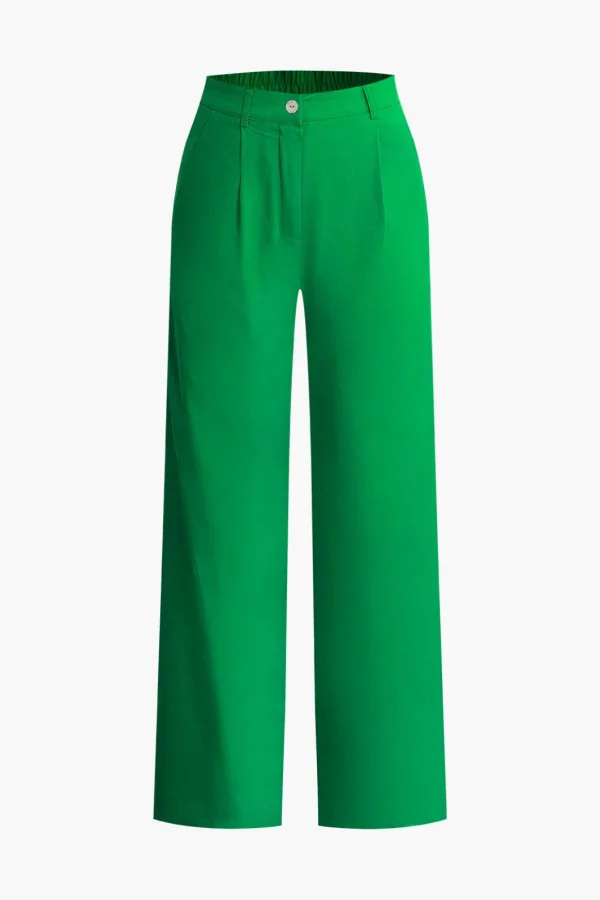 Basic Crop Tank Top And Pants Set>MICAS Hot