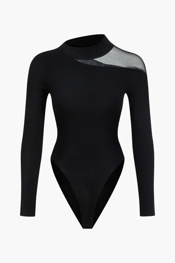 Basic Long Sleeve Solid Bodysuit>MICAS Best