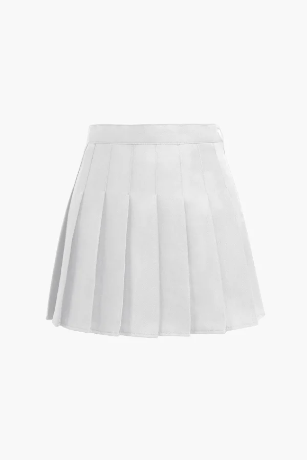 Basic Pleated Mini Skirt>MICAS Discount