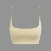 Basic Solid Cami Crop Top>MICAS Online