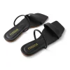 Basic Square Toe Flat Slide Sandals>MICAS Clearance
