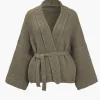 Belted V-neck Sweater Cardigan>MICAS Best