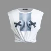 Body Print Sleeveless T-shirt>MICAS Online