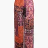 Bohemian Print Straight Leg Pants>MICAS New
