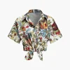 Boho Print Short-Sleeve Shirt>MICAS Online