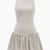 Bow Detail Sleeveless Mini Dress>MICAS Discount