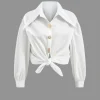 Button Long-Sleeve Shirt>MICAS Sale