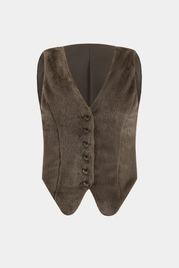 Button Sleeveless Tank Tops>MICAS Clearance
