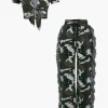 Camo Print Fringe Pocket Top And Trouser Set>MICAS Best