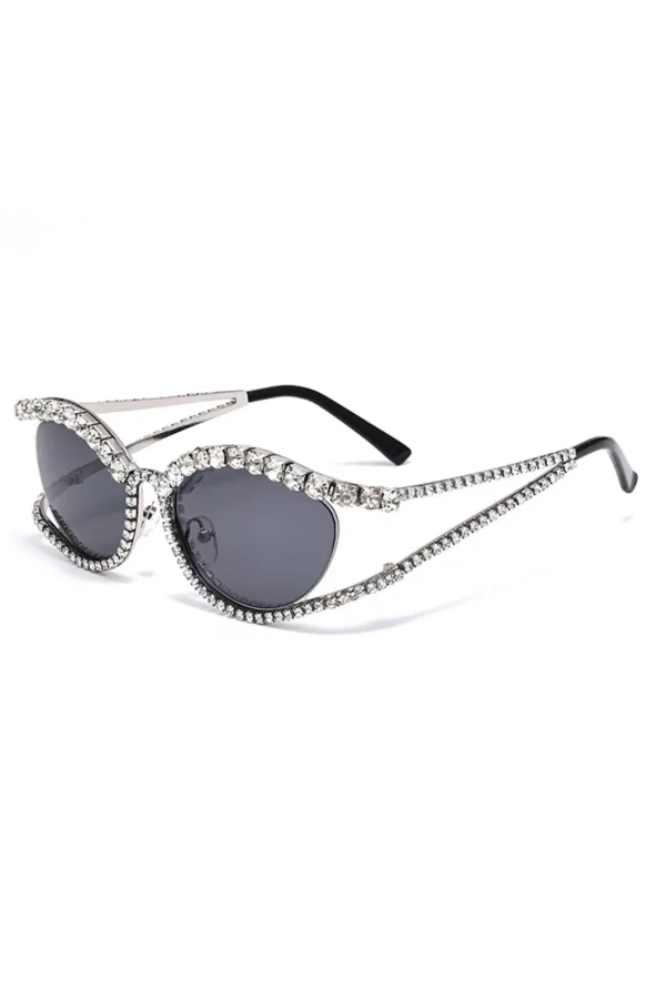 Cat-Eye Rhinestones Sunglasses>MICAS Outlet