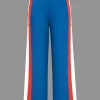 Color Block Wide Leg Trousers>MICAS Hot