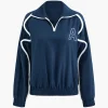 Color Block Zipper Jacket>MICAS Clearance