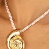 Conch Shell Stud Necklace>MICAS Clearance