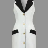 Contrast Button Mini Dress>MICAS Outlet