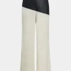 Contrast Color Block Print Straight-leg Trousers>MICAS Clearance