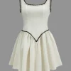 Contrast Ruched Slip Sleeveless Mini Dress>MICAS Best