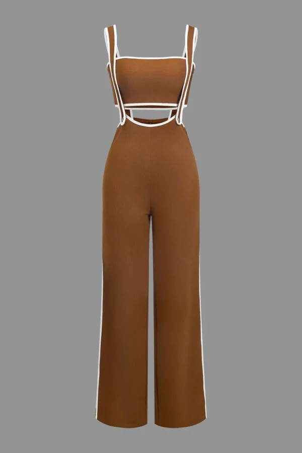Contrast Trim Tube Top And Trouser Set>MICAS Best