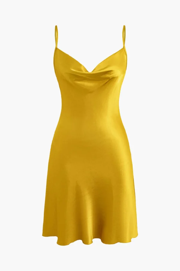 Cowl Neck Slip Dress Lingerie>MICAS Sale