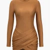 Crossed Mini Dress>MICAS Clearance
