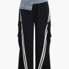 Denim Patchwork Pocket Trousers>MICAS Hot