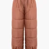 Drawstring Waist Puffer Pants>MICAS New