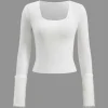 Faux Fur Patchwork Long-Sleeve Top>MICAS Best