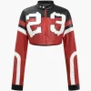 Faux Leather Crop Jacket>MICAS New