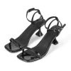 Faux Leather Open Toe Heels>MICAS Clearance