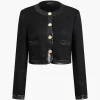 Faux Leather Patchwork Jacket>MICAS Fashion
