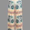 Floral Print Wide Leg Pants>MICAS Best