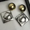 Geometric Design Earrings>MICAS New