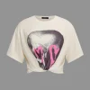 Illusion Pattern Print Round Neck T-Shirt>MICAS Online