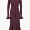 Knit Button V-Neck Dress>MICAS Sale