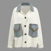 Knit Denim Patchwork Cardigan>MICAS Discount