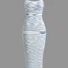 Knit Intertwine Tie Midi Dress>MICAS Best