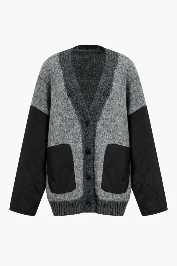 Knit Patchwork Jacket>MICAS Discount