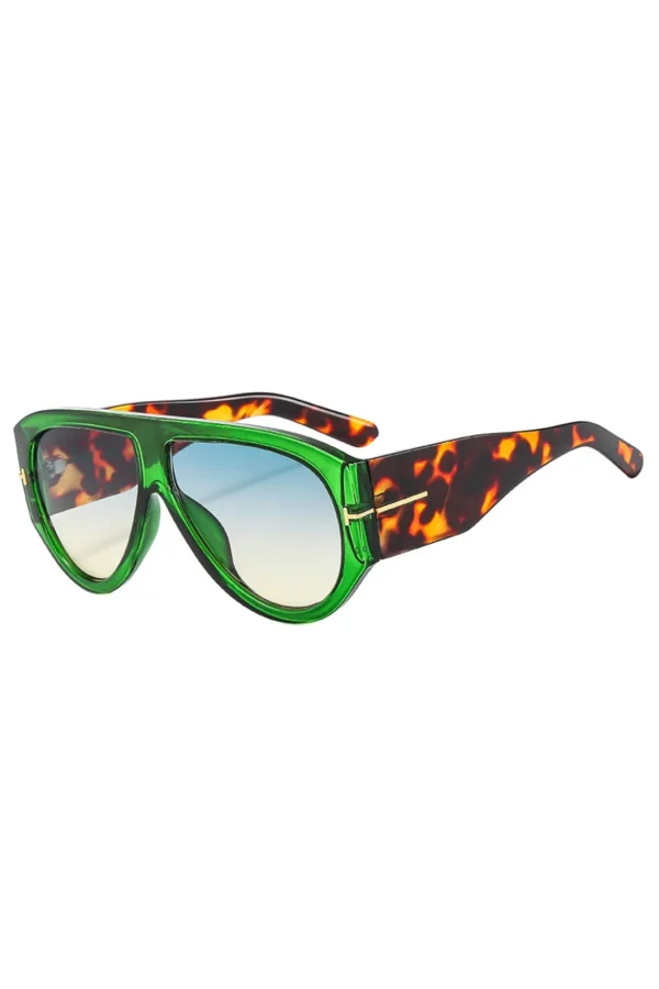 Leopard Print Frame Sunglasses>MICAS Fashion
