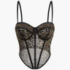 Leopard Print Mesh Sheer Cami Top>MICAS New