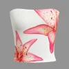 Lily Print Strapless Top>MICAS Discount