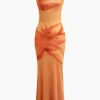 Lily Print Tank Maxi Dress>MICAS Fashion