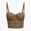 Mesh Underwire Bustier Top>MICAS Discount