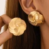 Metal Geometric Earrings>MICAS New