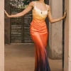 Ombre Mermaid Maxi Skirt>MICAS New