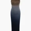 Ombre Mesh Sleeveless Midi Dress>MICAS Discount