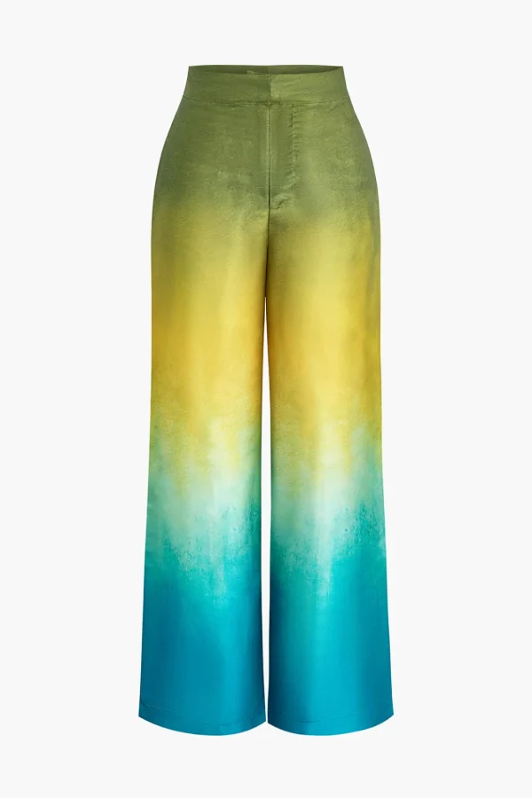 Ombre Wide Leg Pants>MICAS New