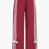 Patchwork Bow Detail Trousers>MICAS Clearance