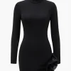 Patchwork Long Sleeve Mini Dress>MICAS Clearance